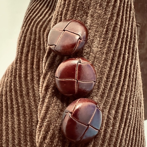 Vintage David Taylor Rich Dark Brown Corduroy Sport's Coat Size 38R - Picture 9 of 10